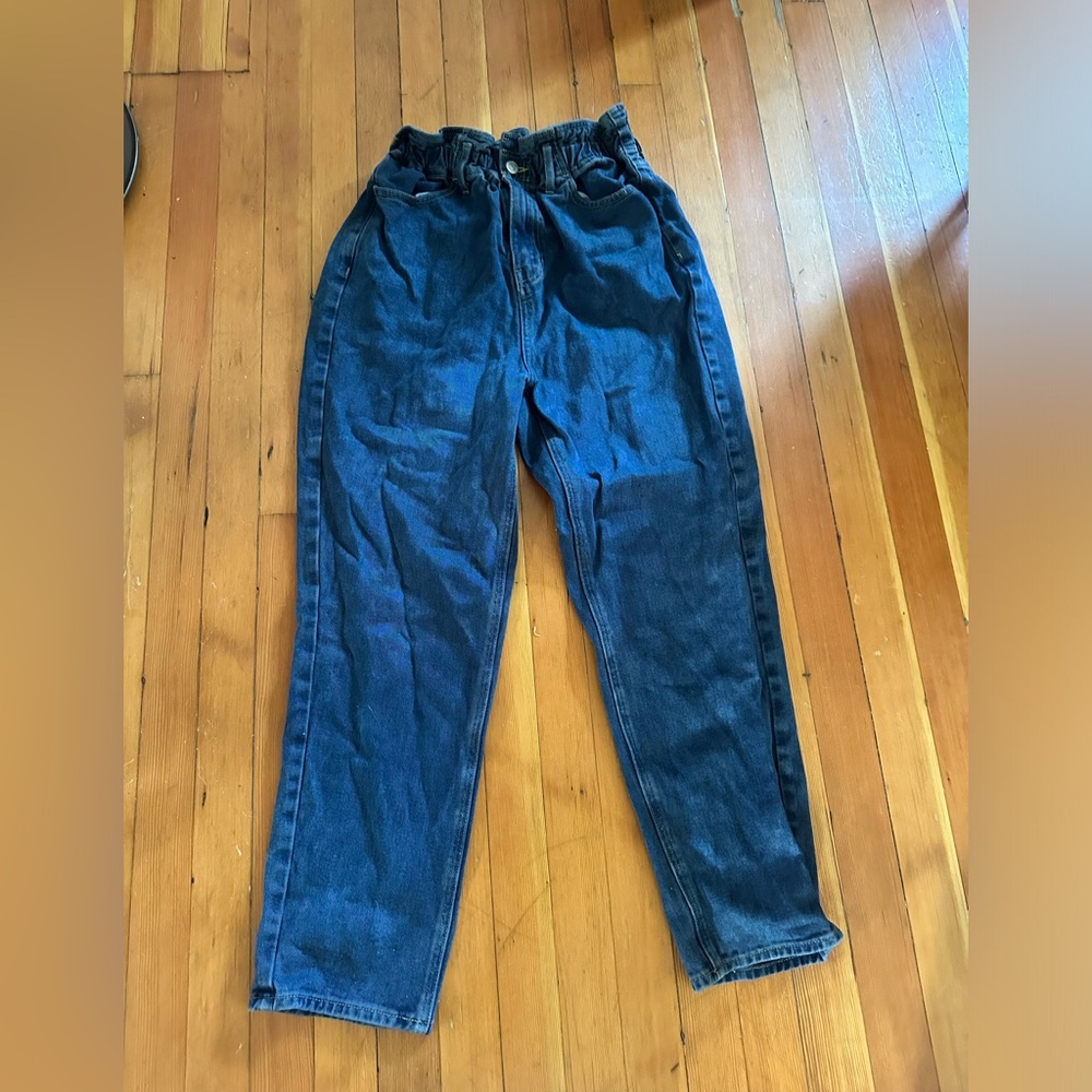 Pacsun Seabreak Paperbag Waist Mom Jeans, size M
